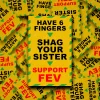 6 finger fev main display 6 finger mickey take of Featherstone Rovers rugby league fan stickers