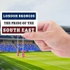 London - Pride of the Southeast hand London Broncos the Pride of the South East fan sticker pack
