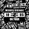 Widnes on Tour display Widnes fans on tour since 1895 fan stickers