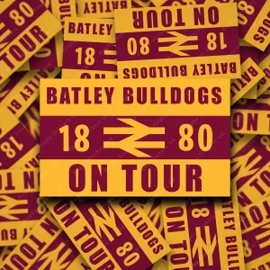 Batley Bulldogs on Tour stickers