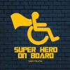 Disabled superhero decal
