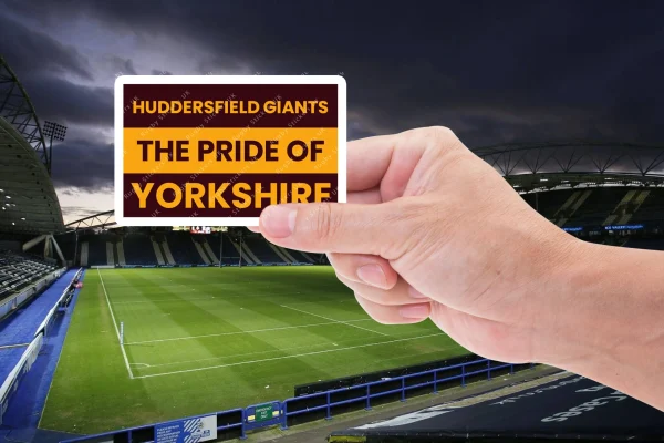 huddersfield pride of yorkshire hand Huddersfield Giants The Pride of Yorkshire fan sticker pack