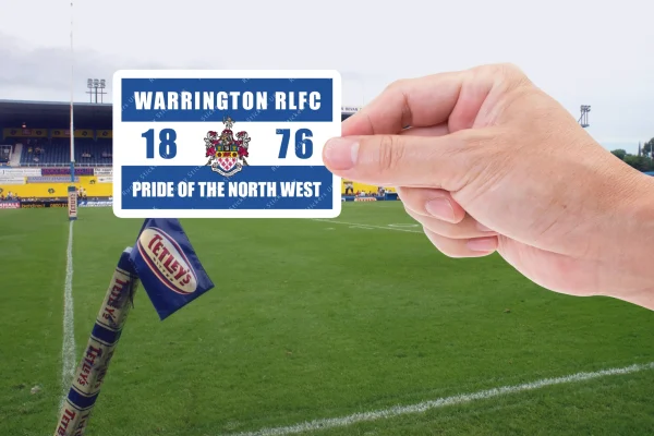 pride of the north west hand Warrington RLFC - Pride of the Northwest
