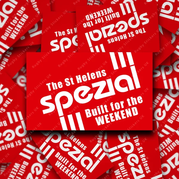 st helens spezial display St Helens Spezial built for the weekend stickers