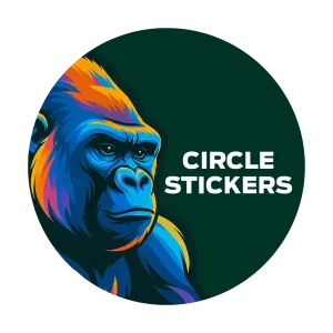 create your own circle stickers