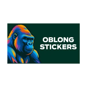 create your own oblong stickers